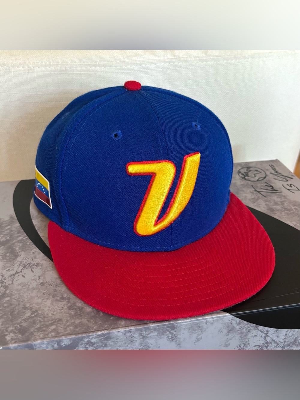 2017 WBC Venezuela New Era 59FIFTY Fitted Hat Size 7 1/8 World Baseball Classic